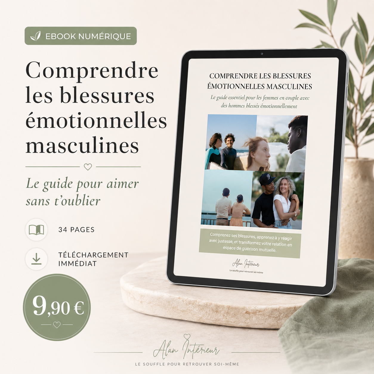 Comprendre les blessures émotionnelles masculines — Le guide pour aimer sans t’oublier